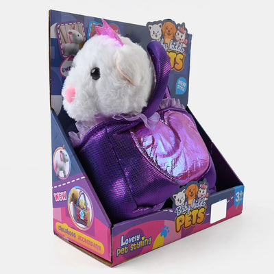 Plush Pets With Pouch For Kids