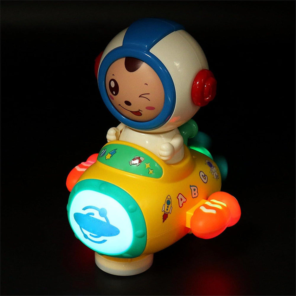 Cartoon Wheel Car Driving Toy with Light & Sound
