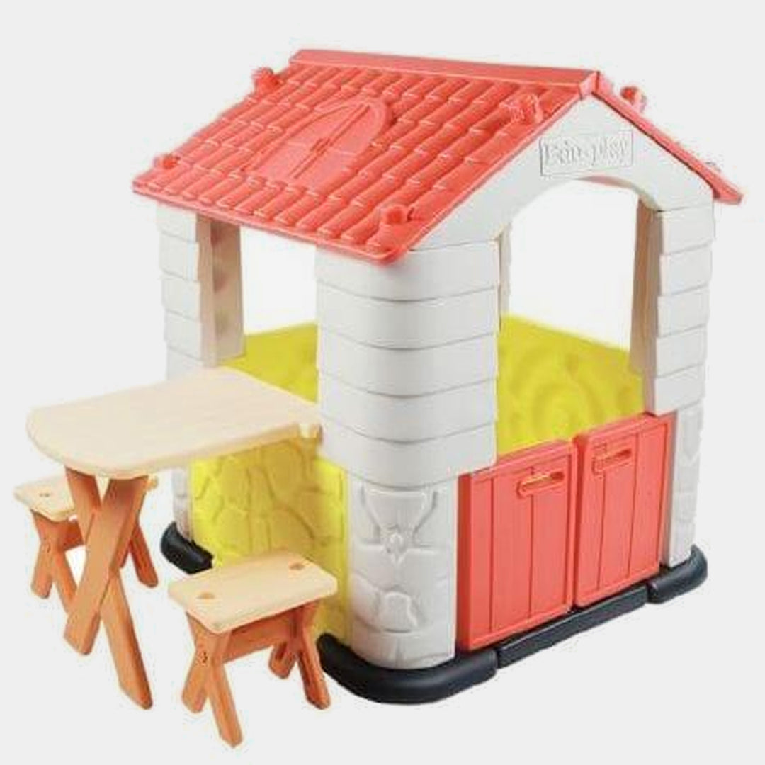 ACTIVITY EDU-PLAYHOUSE WITH TABLE AND CHAIR SET