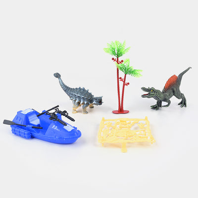 Dinosaurs With Motorboat Dinosaur Skeleton BS-HA7