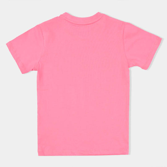 Girls Jersey/Terry 2 Piece Suit - Pink