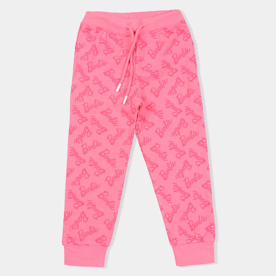 Girls Jersey/Terry 2 Piece Suit - Pink