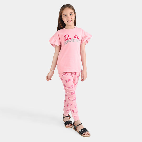 Girls Jersey/Terry 2 Piece Suit