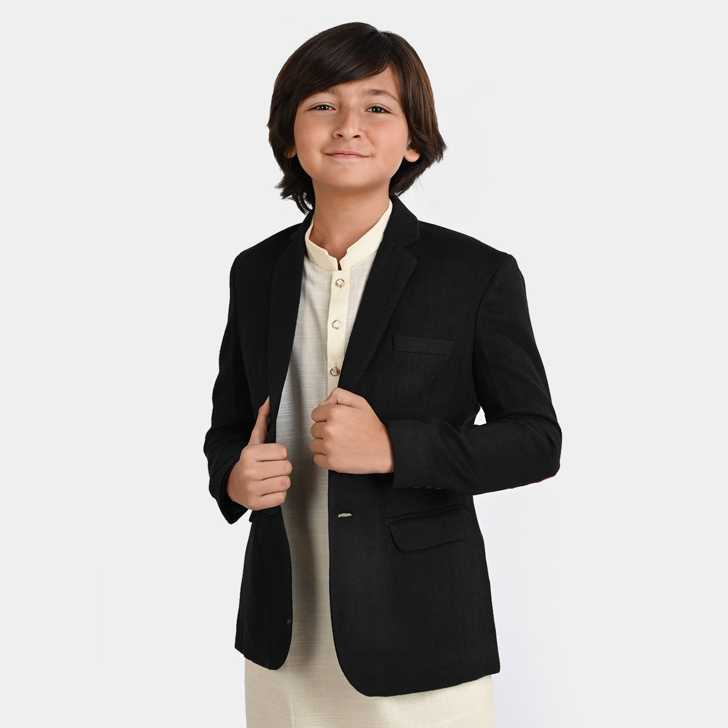 Black blazer outlet with elbow patches