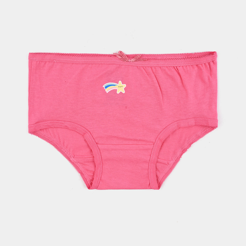 Girls Cotton Jersey Panties Star & Stripe-Pack of 2