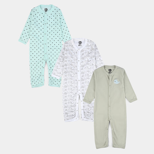 Pack Of 3 Infant Unisex Cotton Romper Set