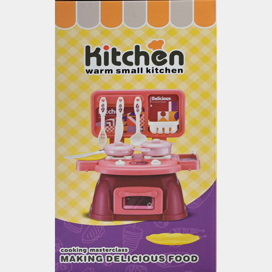 Toy Kitchen Playset For Kids