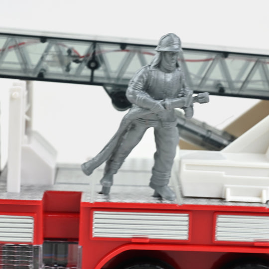 Fire Truck with Firefighter Figure | Light, Sound & 360° Action