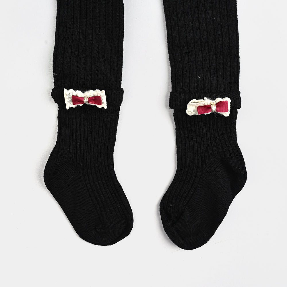 Girls Cotton Tights W/Socks