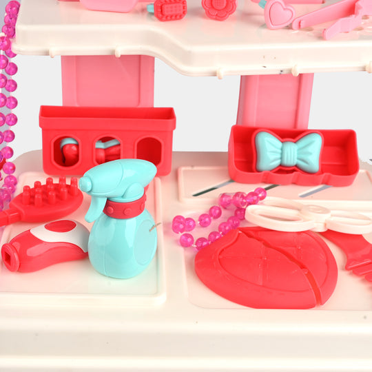 Portable Dressing Table with Cosmetic Set trolly Bag