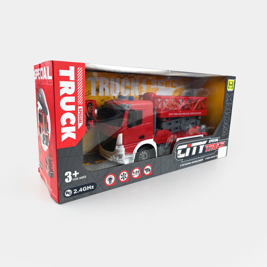 Remote-Controlled Fire Truck Toy For Kids