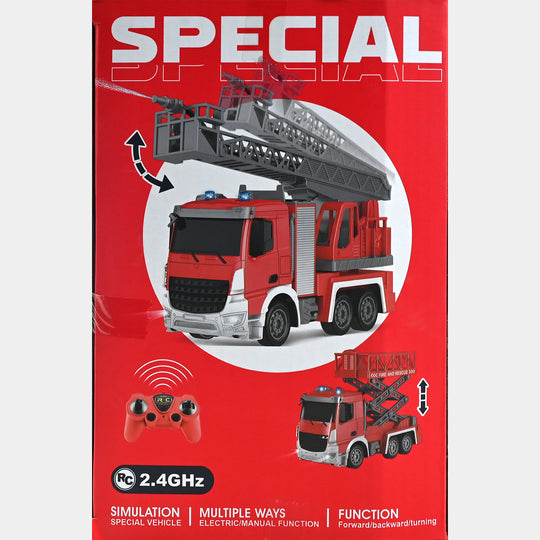 Remote-Controlled Fire Truck Toy For Kids