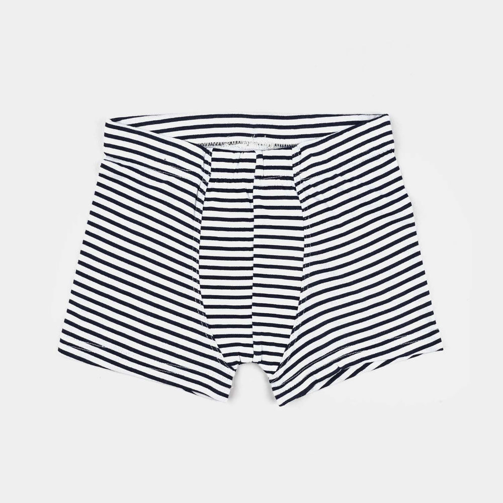 Pack OF 2 Boys Cotton Jersey Boxer Stripes-Blue/Red