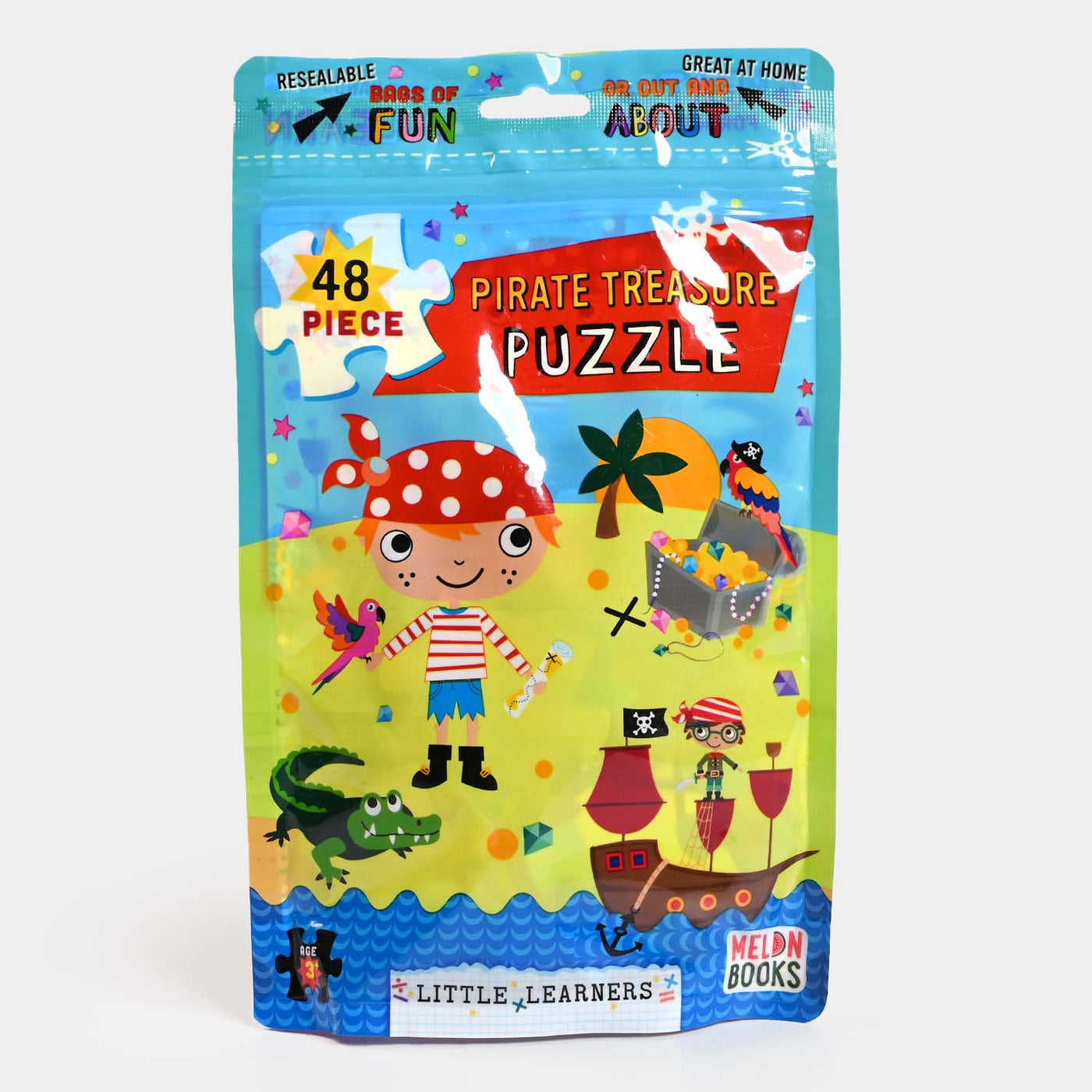 Awesome Pirate Treasure Puzzle 48 Pcs Pack