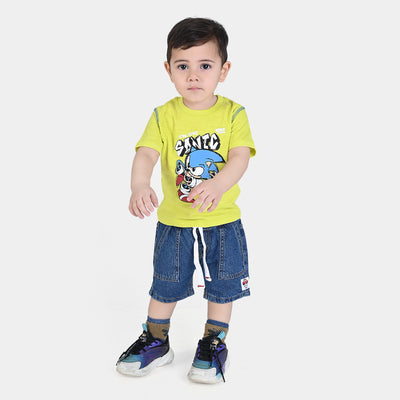 Infant Boys Cotton Jersey T-Shirt Character | Limeade