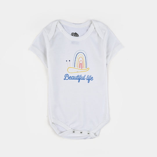 Pack OF 3 Infant Unisex Short Sleeves Romper/Bodysuit Set