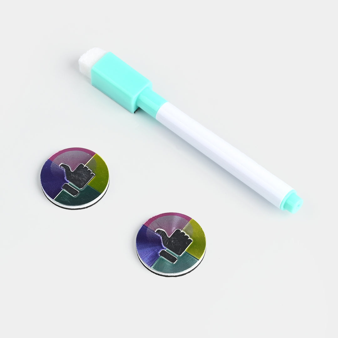 Whiteboard With Marker