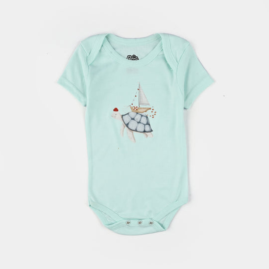 Pack OF 3 Infant Unisex Cotton Short Sleeves Rompers Set