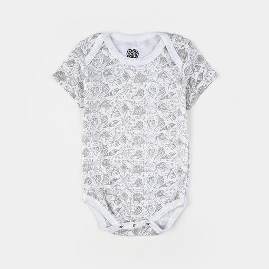 Pack OF 3 Infant Unisex Cotton Short Sleeves Rompers Set