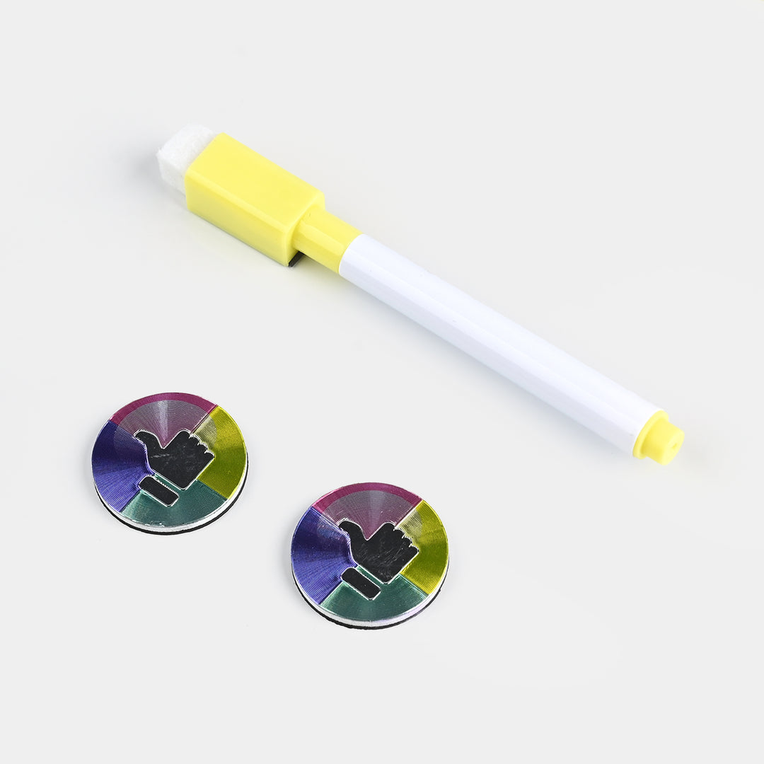 Whiteboard With Marker