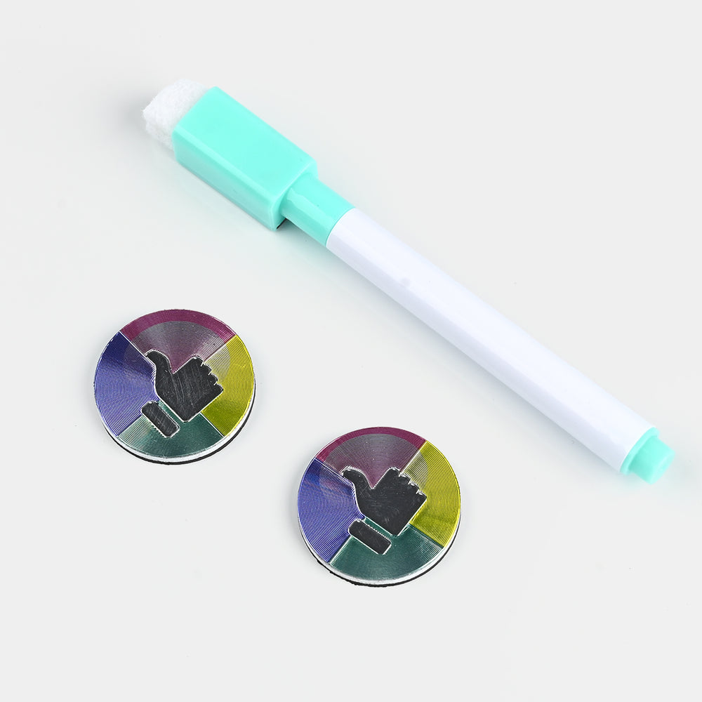 Whiteboard With Marker