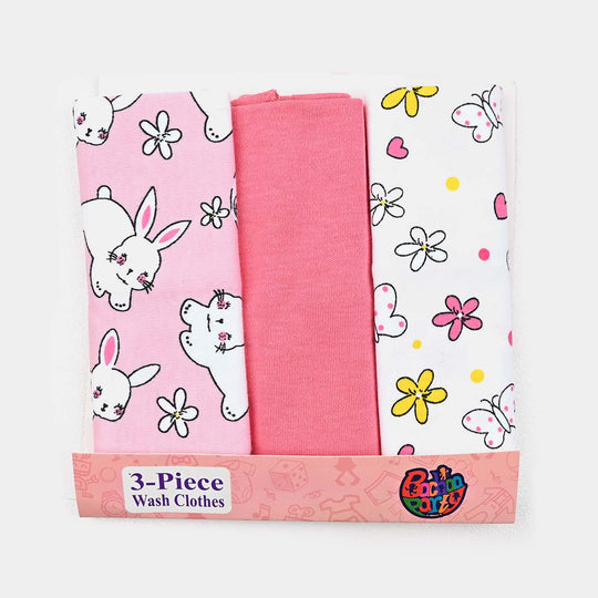 Infant Unisex Cotton Interlock Wash Clothes