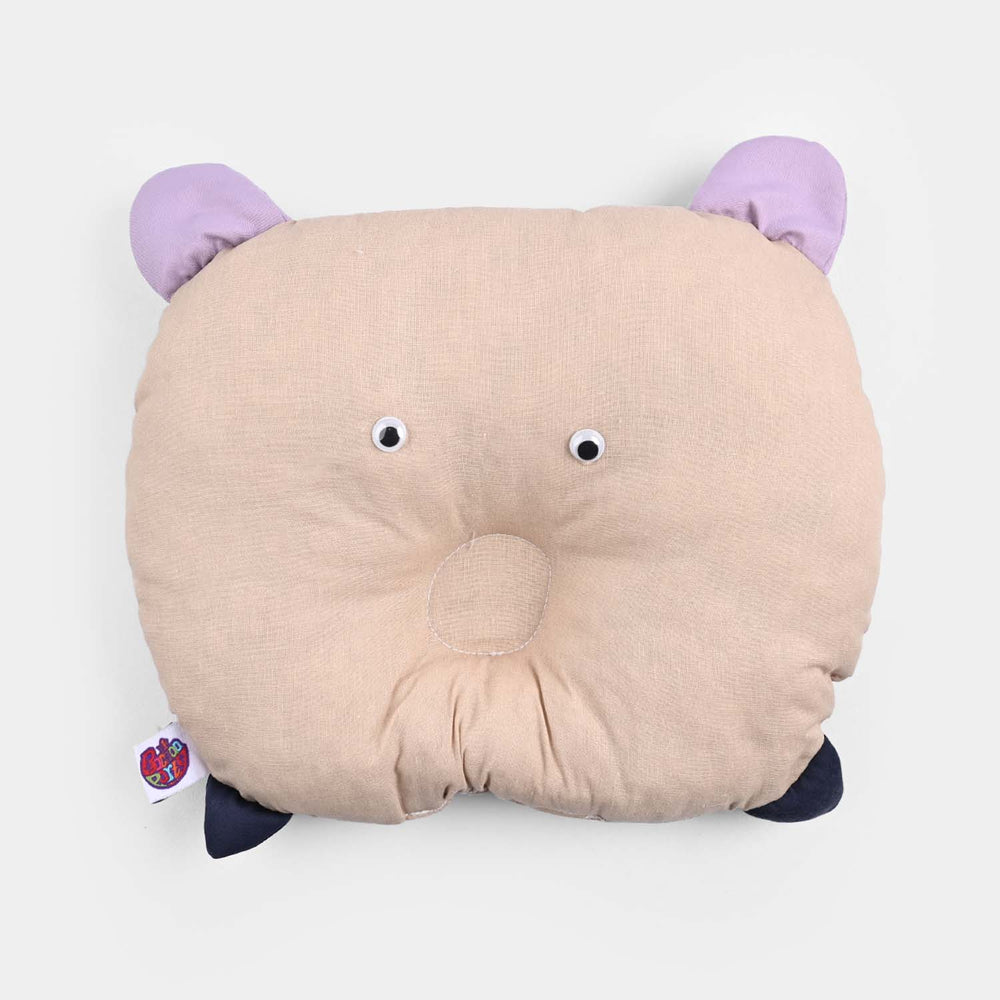 Bear-Shaped Baby Pillow Soft & Supportive