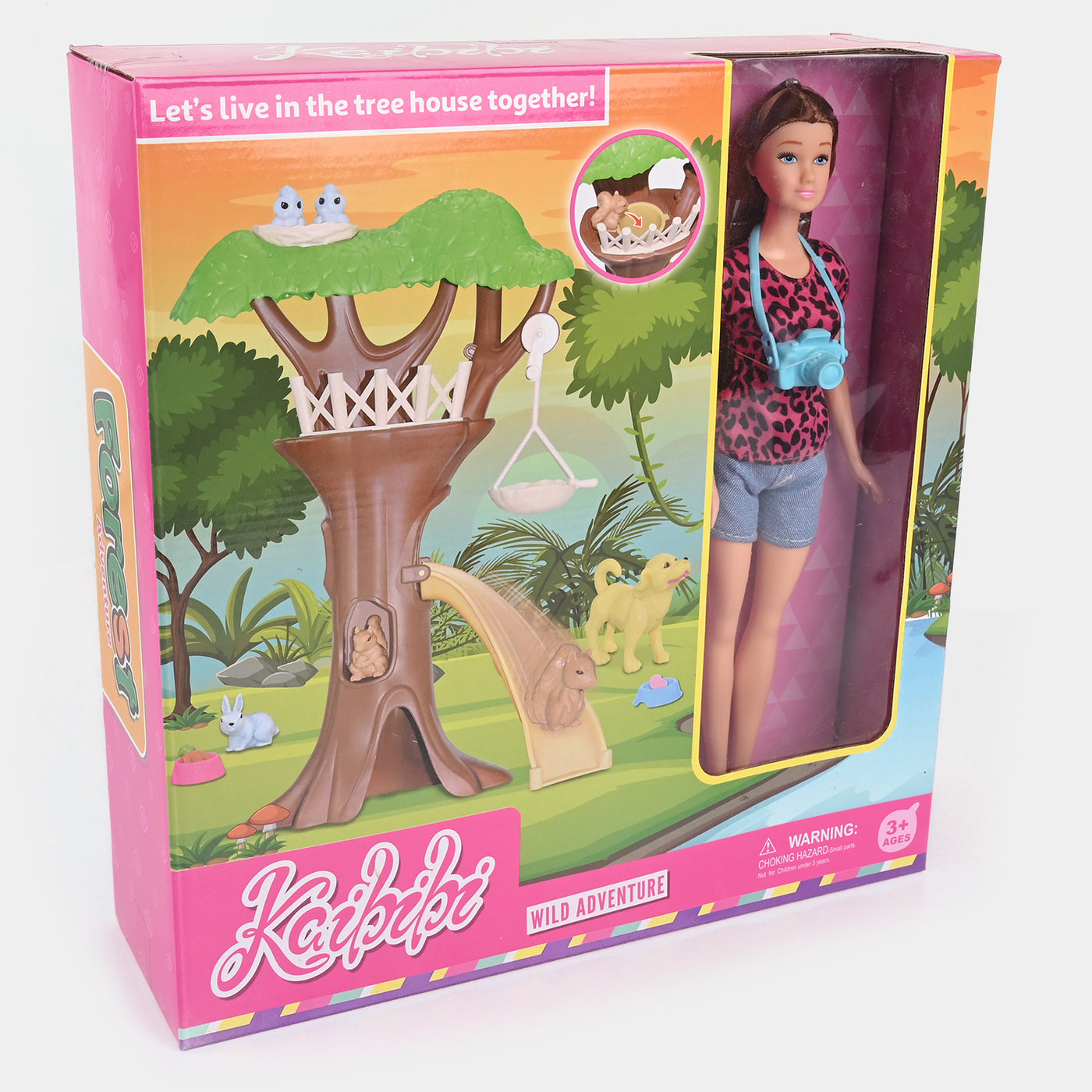 Tree House Doll Set For Girls