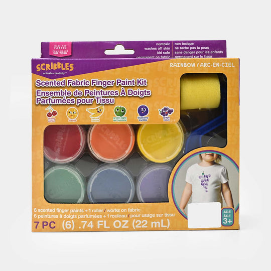Scribbles Scented Fabric Finger Paint Kit
