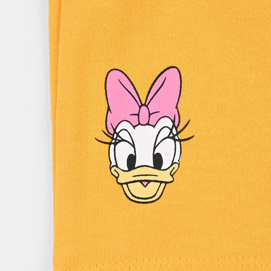 Infant Girls Jersey/Terry Short-Gold Fusion