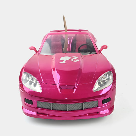 Dream Car – Pink Convertible with Lights & Remote Control