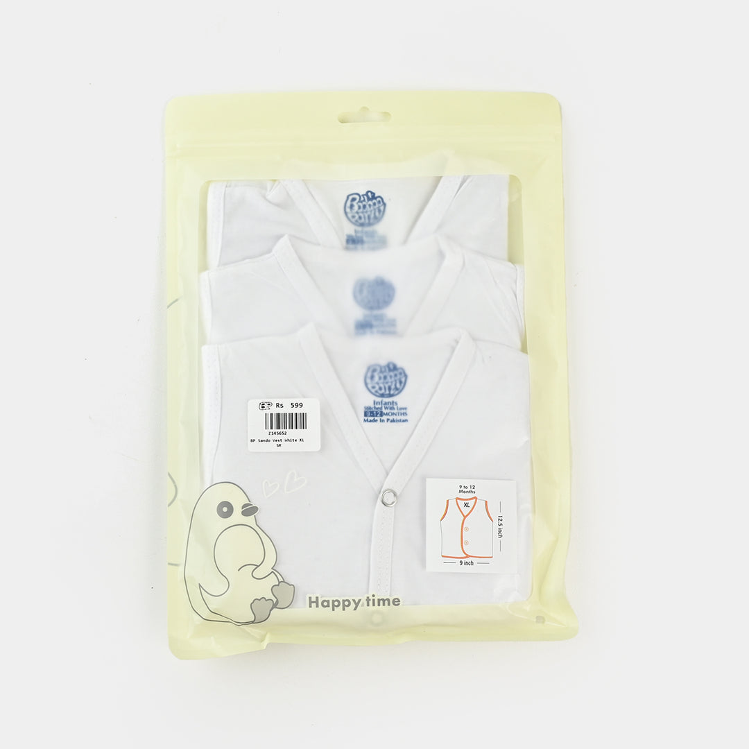 Baby Sando Vest | Pack of 3