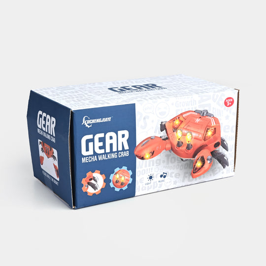 Musical Crawling Crab Toy With Light & Sound