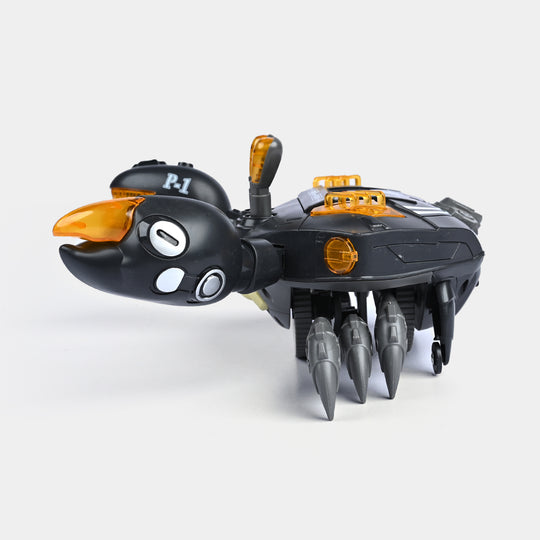 Musical Crawling Crab Toy With Light & Sound