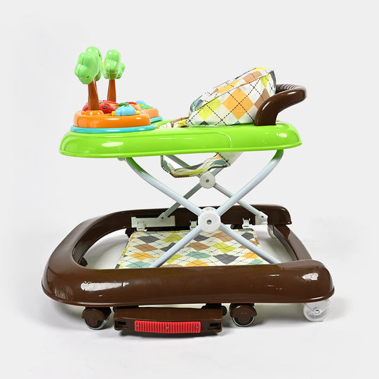 Baby Walker + Rocker 167C Brown