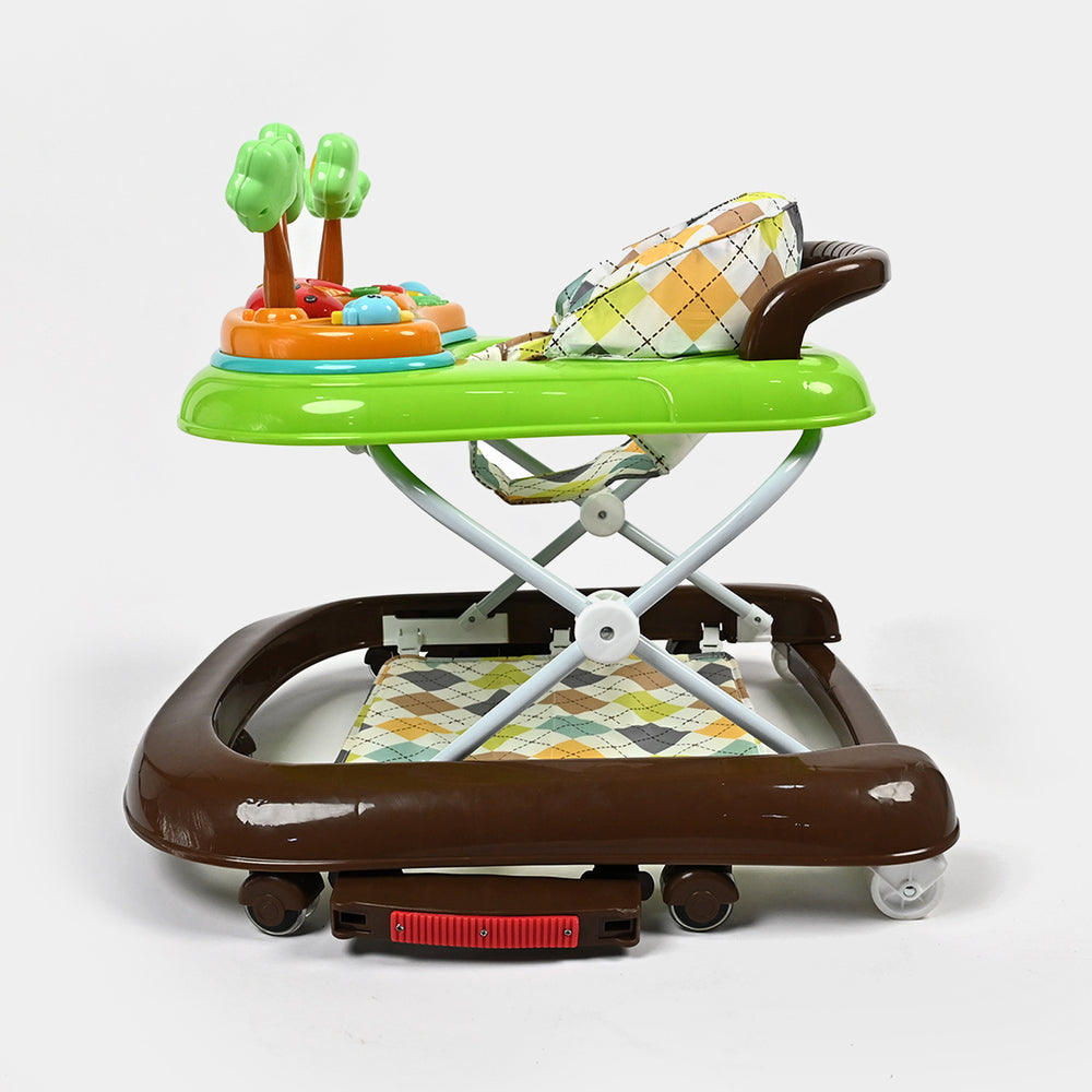 Baby Walker + Rocker 167C Brown