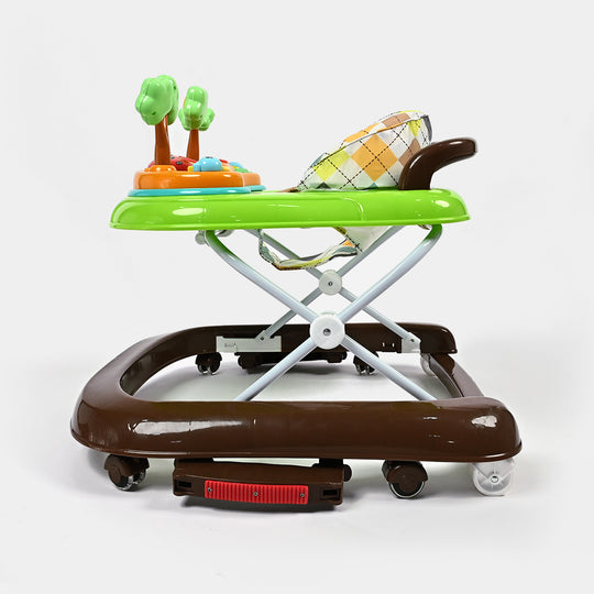 Baby Walker + Rocker 167C Brown