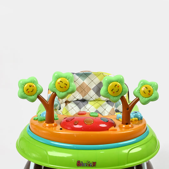 Baby Walker + Rocker 167C Brown