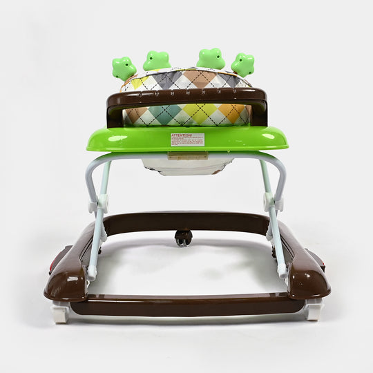 Baby Walker + Rocker 167C Brown