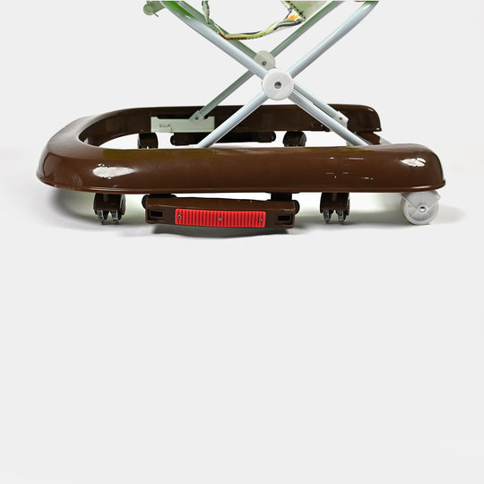 Baby Walker + Rocker 167C Brown