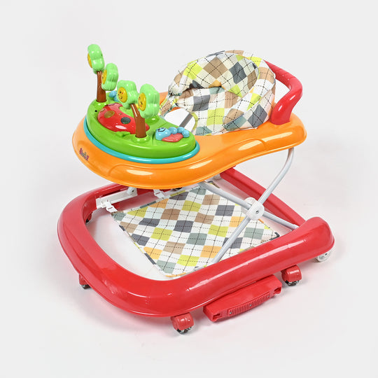 Baby Walker + Rocker 167C Red