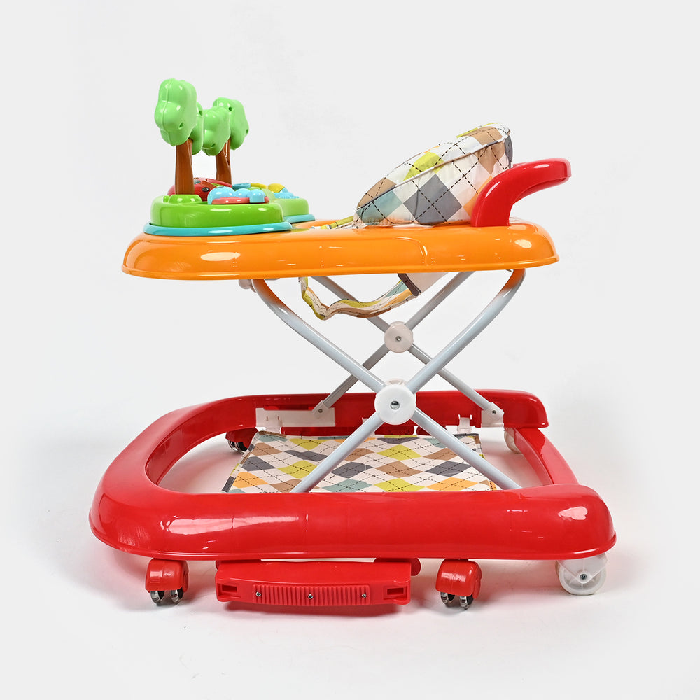 Baby Walker + Rocker 167C Red