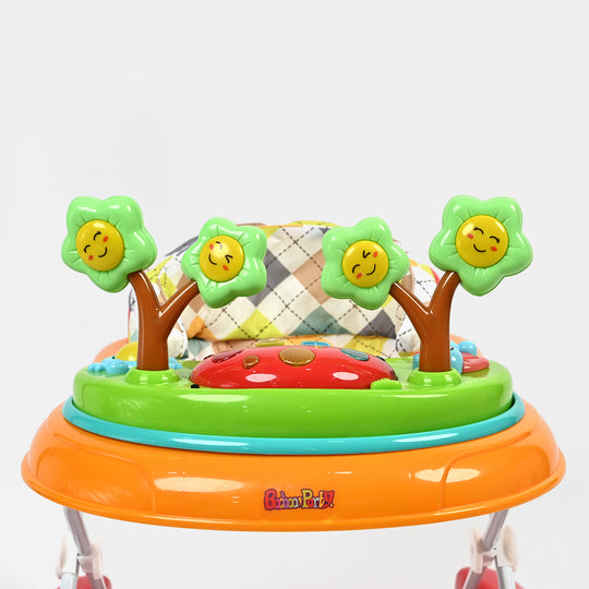 Baby Walker + Rocker 167C Red