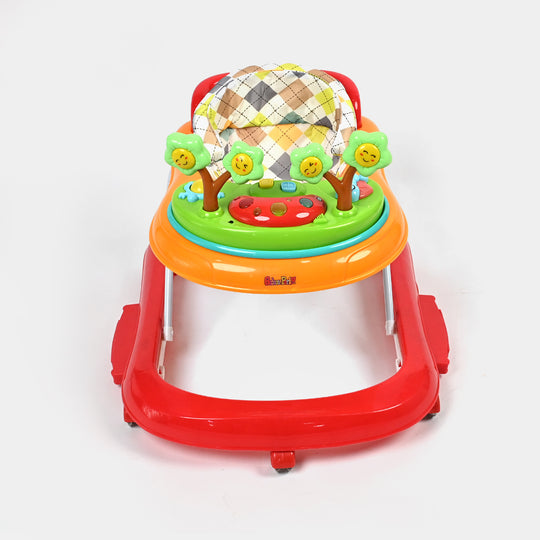 Baby Walker + Rocker 167C Red