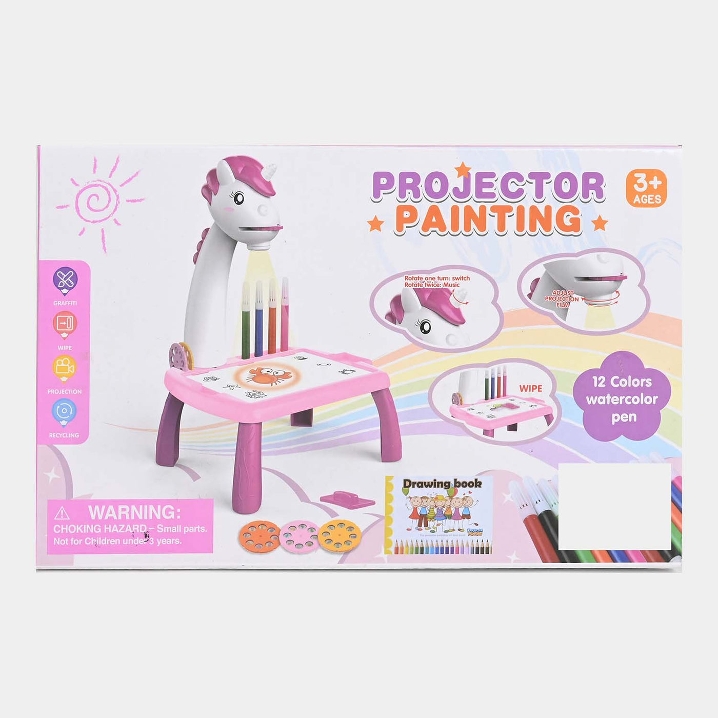 PROJECTION DRAWING TABLE BOARD FOR KIDS