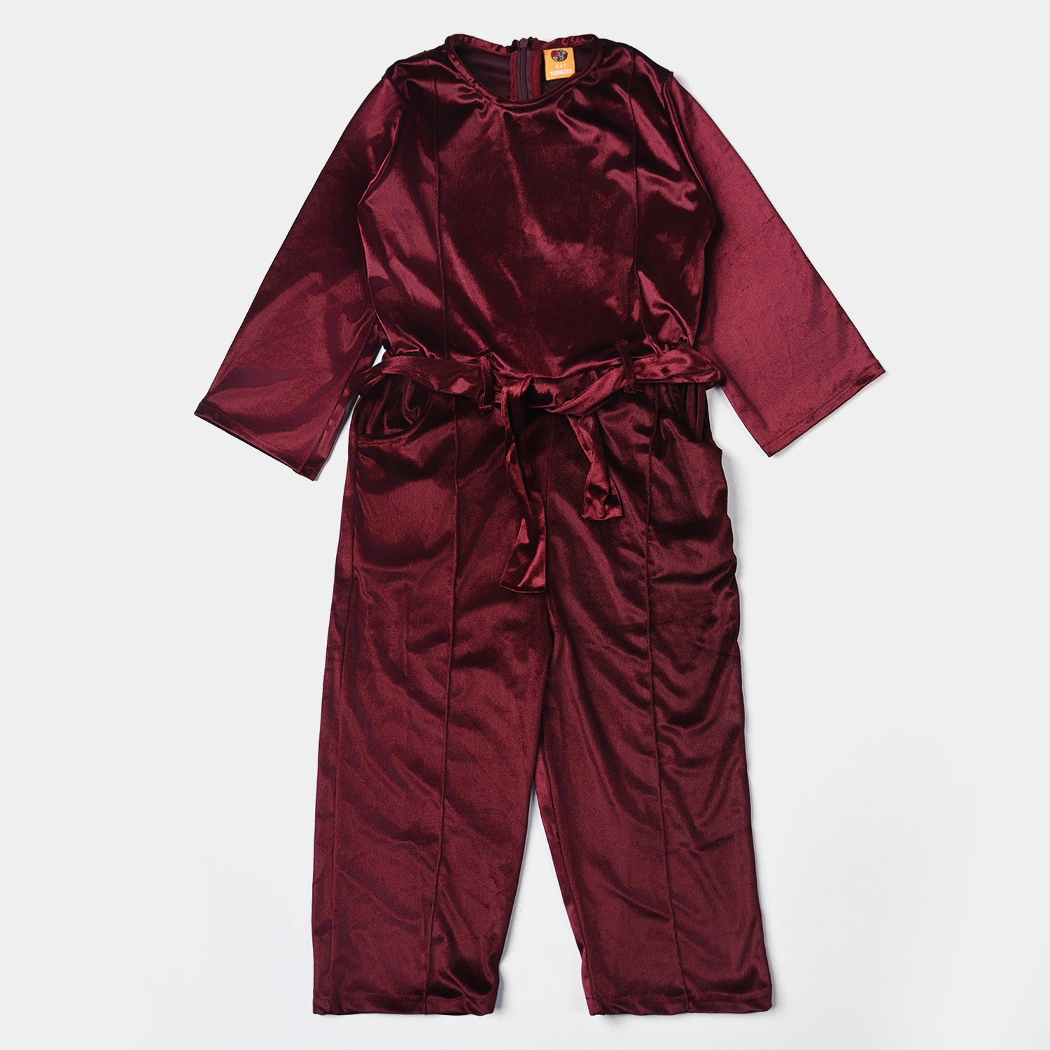 Girls Velvet Jumpsuit MAROON Price in Pakistan Bachaa Party