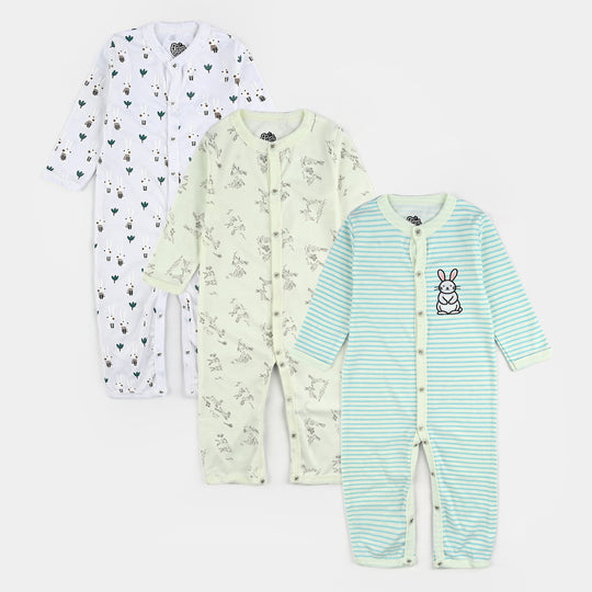 Baby Cotton Rompers Pack Of 3 Set