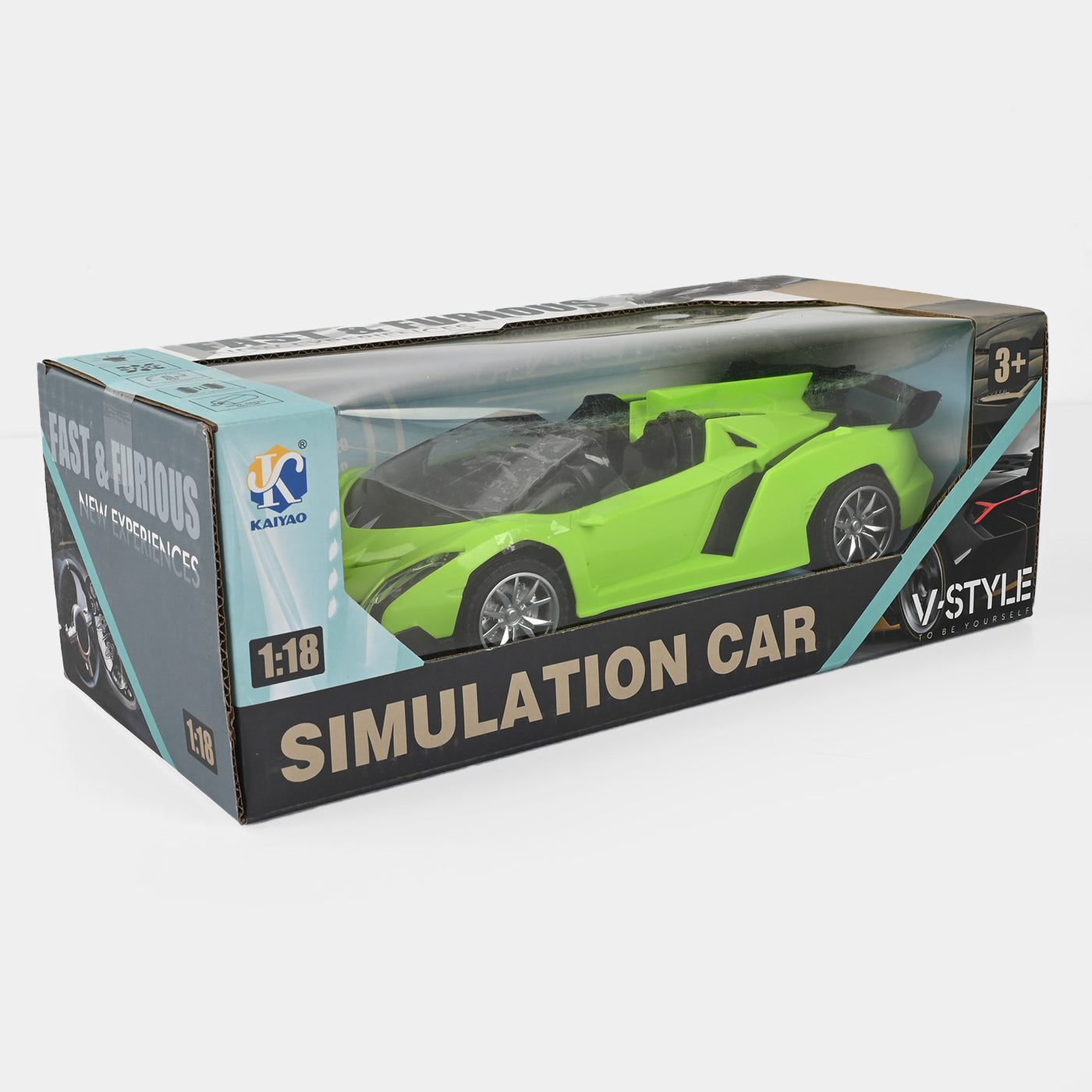 Remote Control 4 Function Car With Light For Kids