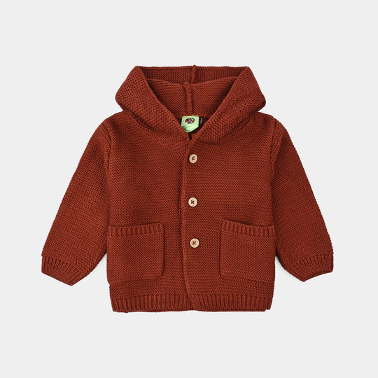 Infant Boys Acrylic Suit-Rust