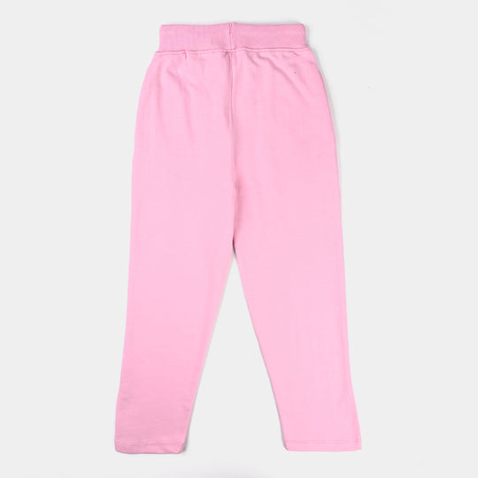 Girls Jersey/Terry Pyjama -Pink